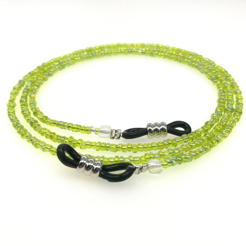 Eenvoudige Zaad Kralen Strand Ketting Vrouwen String Kralen Korte Choker Ketting Sieraden Chokers Ketting: green