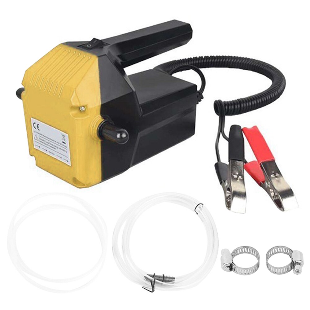 Car Exchange Fuel Transfer Suction Pump with Tube Car Engine Oil Pump Electric Auto Oil Fluid Sump Extractor