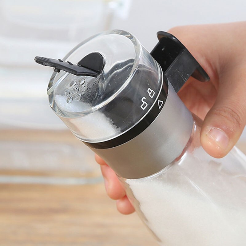 Moisture Proof Salt and Pepper Shakers Flip Top No Spill No Clog Condiments Holders Kitchen Tools & Gadgets 14X6.8X6cm LBS