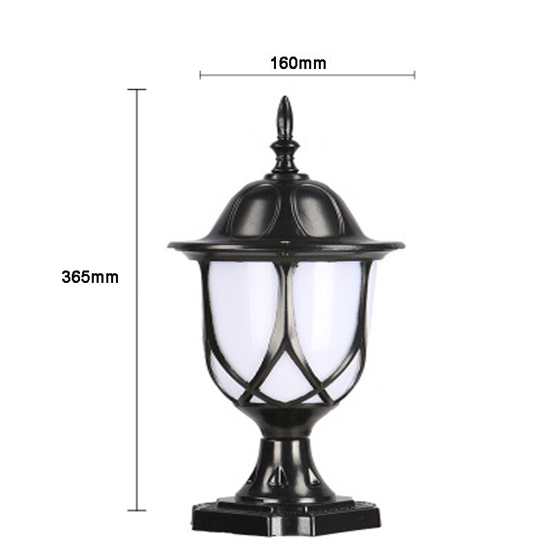Säule lampe draussen Zauberstab lampe Post spalte lampe Zauberstab lampe Ingenieurwesen lampe wasserdicht Villa tür lampe LED antike