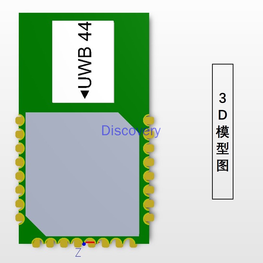 Módulo de posicionamiento UWB DWM1000, banda Ultra ancha, módulo de posicionamiento interior