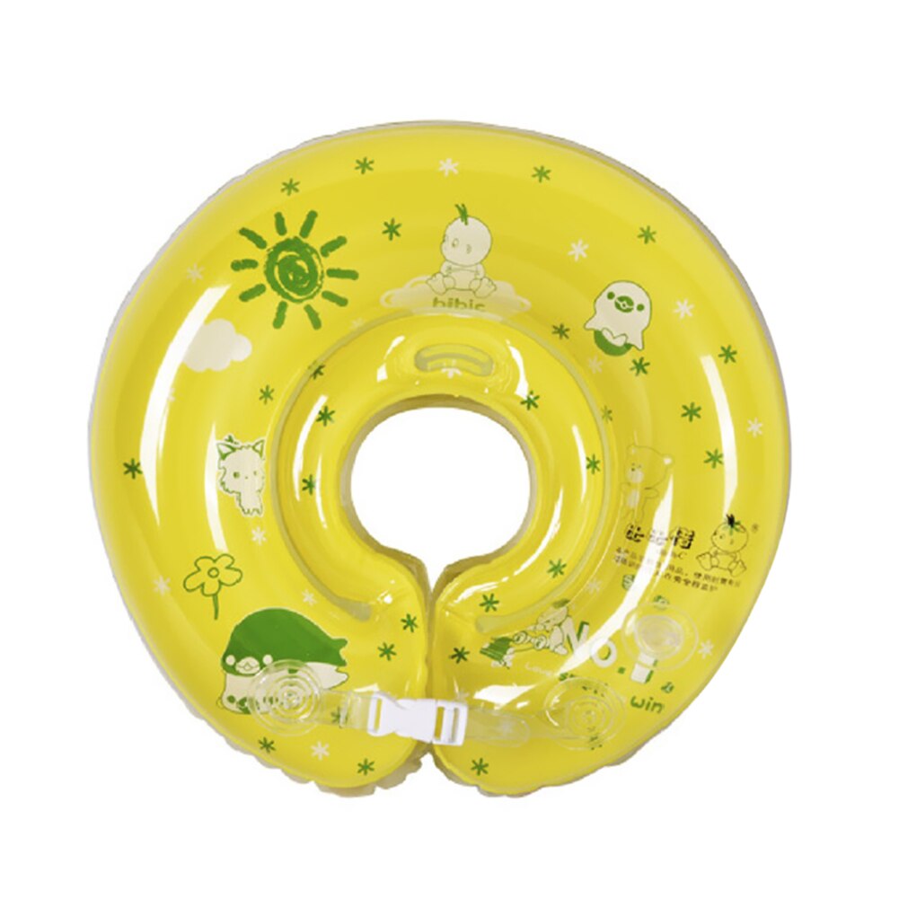 Karikatur Druck Aufblasbare schweben Ring Baby Aufblasbare Schwimmen Ring Kleinkind Sicherheit Getriebe Schaum Schwimmen Ausbildung: gelb-S