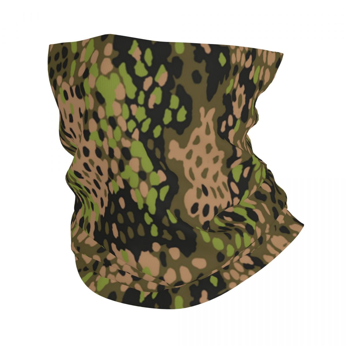 Custom Germany Splinter Camo Bandana Neck Gaiter UV Protection Face Scarf Cover Splittertarn Camouflage Headwear Tube Balaclava: Lavender