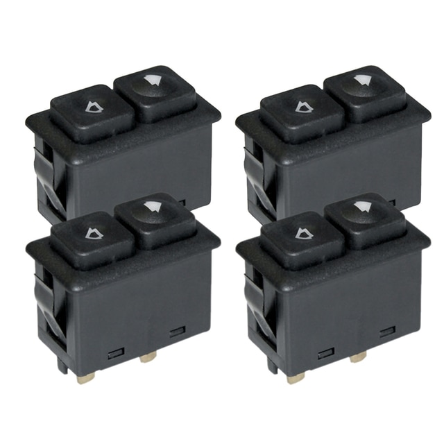 Interrupteur de toit ouvrant de fenêtre électrique, pour Bmw E30 E24 E28 à partir de 09/1986 61311381205 / 61 31 1 381 205 4 pièces: Default Title