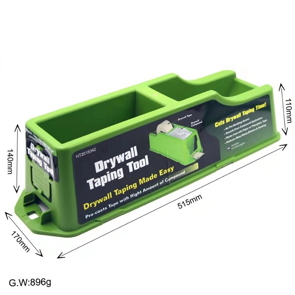 Wall Taping Tool Dry Construction Tools Mess Free DIY One Step Drywall Tape oint Compound Application for Dry Wall Traping Tools