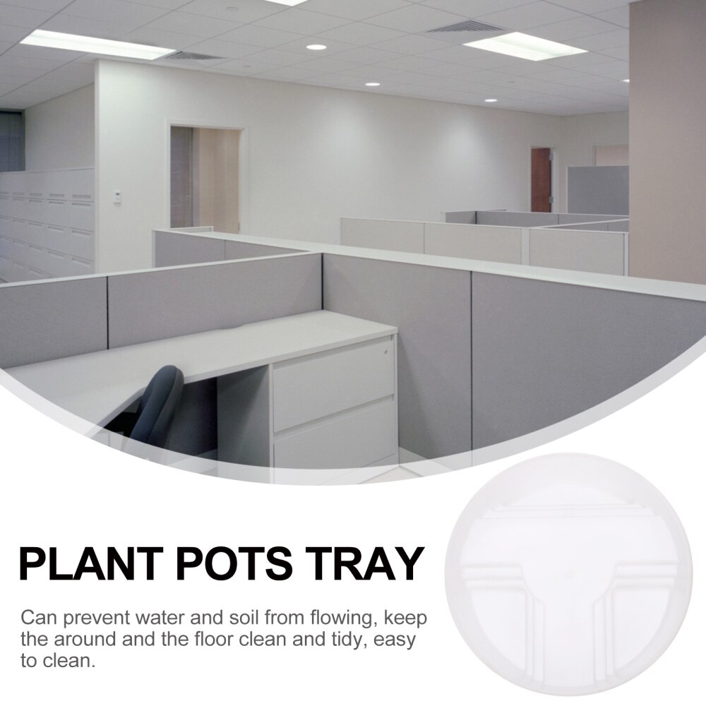 5pcs Flowerpot Pallet Water Drip Tray Indoor Flowerpot Desk Board Fixing Tray