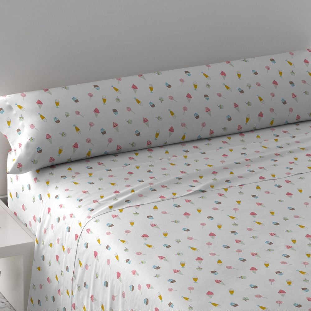 PimpamTex- Juego de sábanas para cama 90 100% Algodón | Ropa de cama con 3 Piezas y Estampados Originales | Sábanas Cama IT/PT: Twister