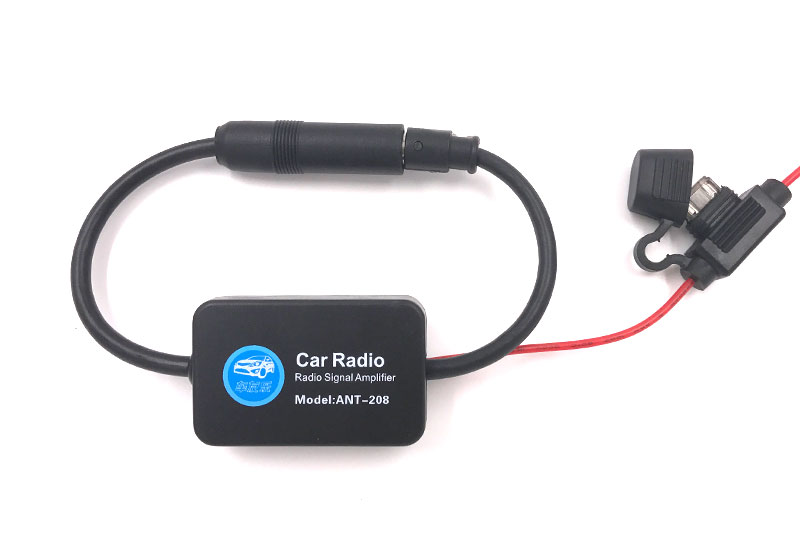 ANT-208 FM Signal Amplifier Car Antenna Radio Universal Auto FM/AM Booster Amp 12V Automobile Parts For Marine Vehicle