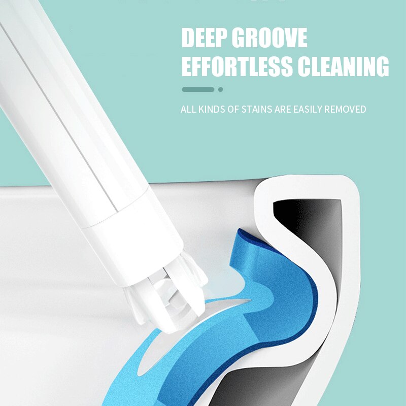 Jednorazowa szczotka robić wc z szczotka wymienna głowica ścienna szczotka robić czyszczenia z płyn czyszczący robić czyszczenia łazienki