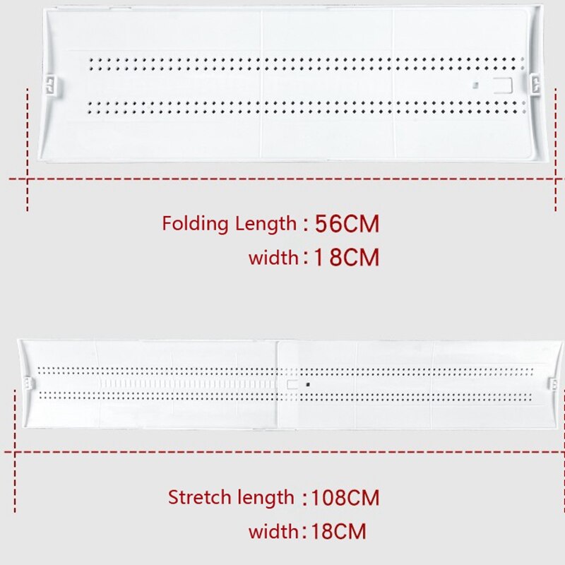 Adjustable Air Conditioner Cover Windshield Air Conditioning Baffle Shield Air Conditioner