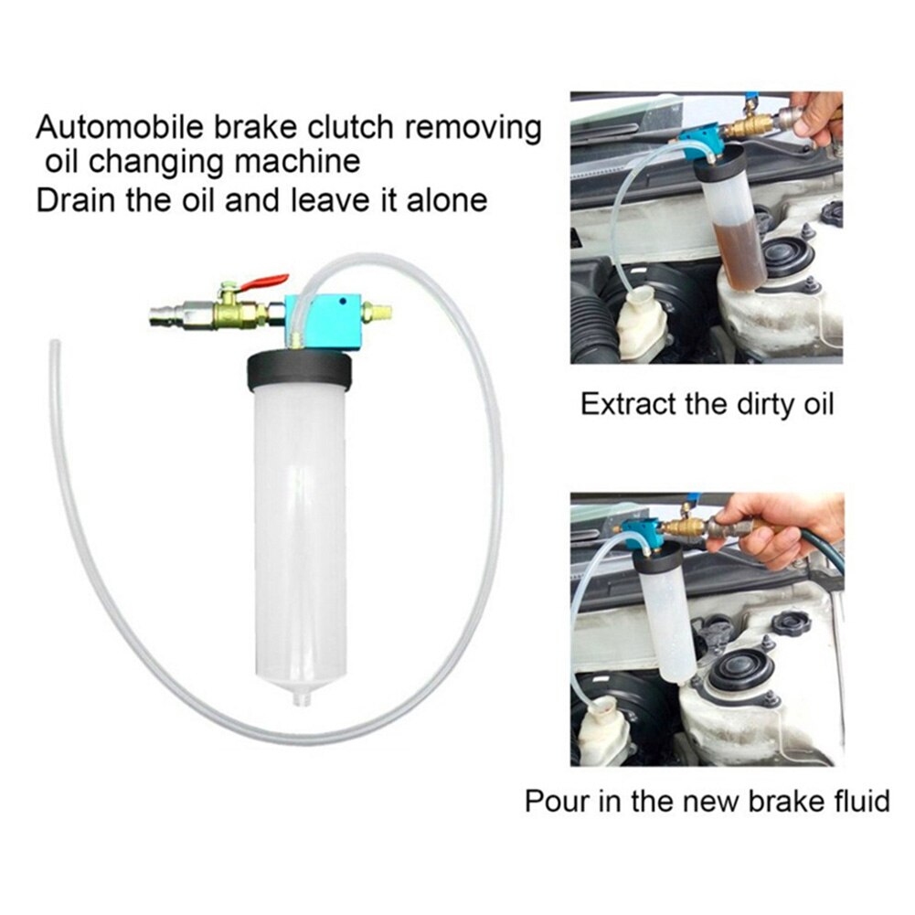 Herramienta de cambio de líquido de frenos de coche, piezas de decoración Exterior de automóvil, embrague hidráulico, purgador de aceite, Kit de intercambio de drenaje