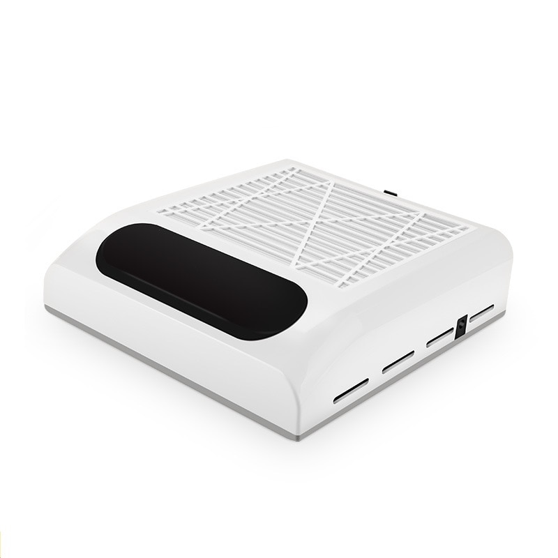 80W Strong Power Nail Dust Collector Nail Fan Art Salon Suction Dust Collector Machine Vacuum Cleaner Fan With Reusable Filter
