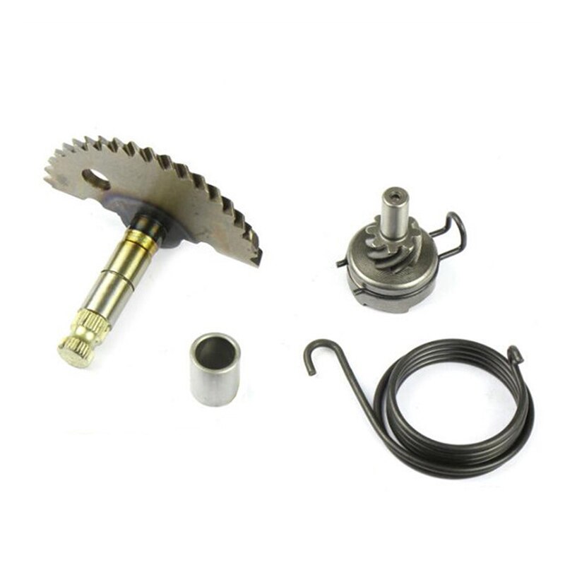Bestever Kick Start Shaft Gear Set For Scooter Motorcycle For GY6 48cc 80cc 139Q Engine Steel Material Motorcycle Accessories