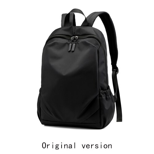 JackKevin Men Backpack Men Waterproof Travel Outdoor Backpack School Teenage backpack Laptop Backpack Mochila: Black