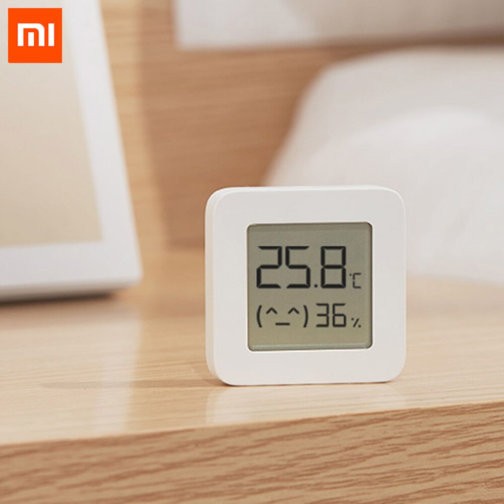 XIAOMI Mijia Bluetooth Thermometer 2 Wireless Smart Home Electric Digital Hygrometer Thermometer Work with Mijia APP Smart Home
