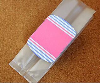 Exquisite Translucence Cake Biscuit Freshness Keeping Packaging Plastic Bag Cookie Bag Baking Supplies 100pcs/lot: Default Title