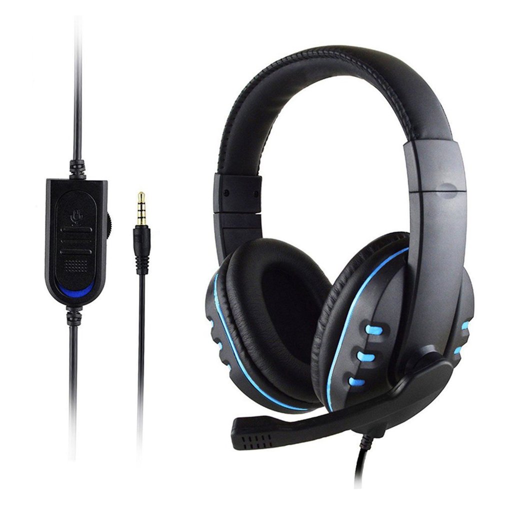 Gaming Headset Stereo Surround Hoofdtelefoon 3.5 Mm Wired Mic Voor PS4 Laptop Voor Xbox Een Gamer Hoofdtelefoon