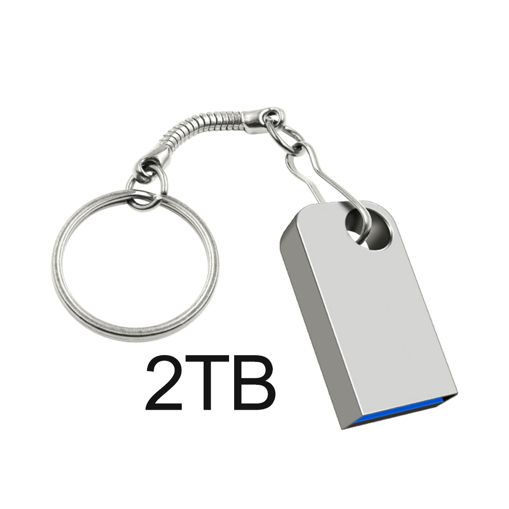 Mini USB 3.0 Flash Drive 2TB USB Flash Pendrive 1TB 512GB 128GB Metal USB Opslagstick USB Pen Drive voor Computer Opslagapparaten: Kleurrijk