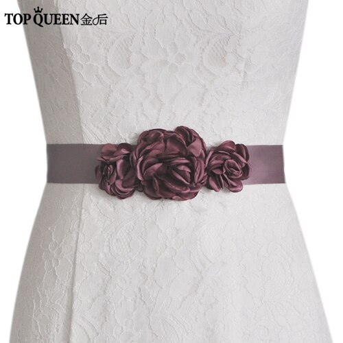 fleur ceinture femmes ceinture ceinture mariage mariée demoiselle d'honneur ceinture robe de mariée ceinture de mariage fleur ceinture fille fête habiller: Rose pink
