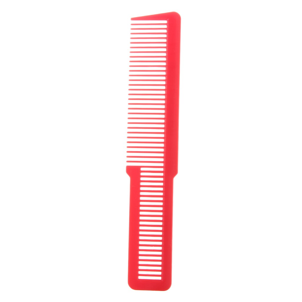 Flattop Flat Top Clipper Comb Medium 7 Colors 20.2 cm x 4 cm: Red