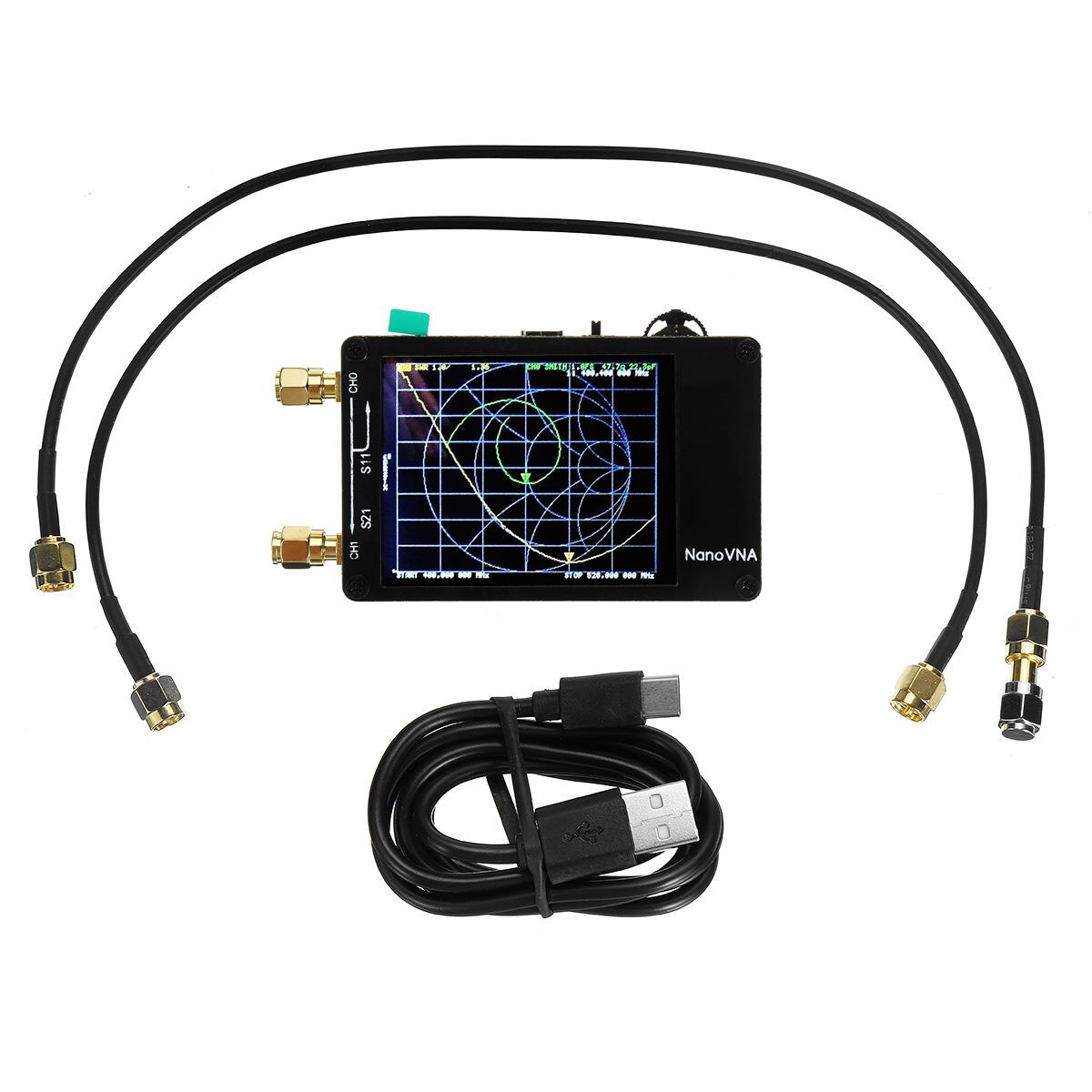 For Nanovna Vector Network Analyzer Press Screen MF HF VHF UHF 50Khz-900Mhz Antenna Analyzer Chargeable