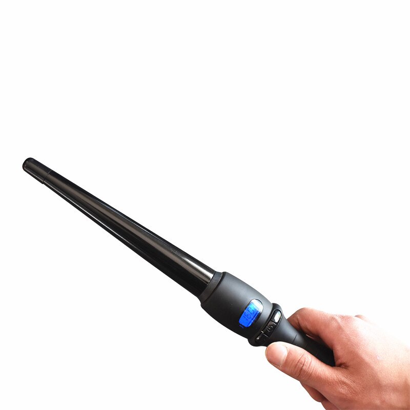 Moniteur LCD outils de coiffure en céramique fer à friser cheveux ondulation poire fleur cône cheveux électrique