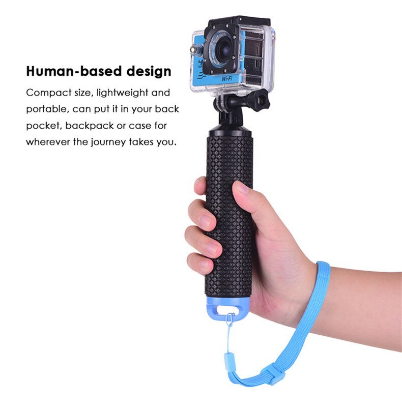 Floating Hand Grip Waterproof Handle for GoPro Hero 9 8 7 Max DJI Osmo Xiaomi Yi Cameras Floaty Handler for Go Pro Accessories