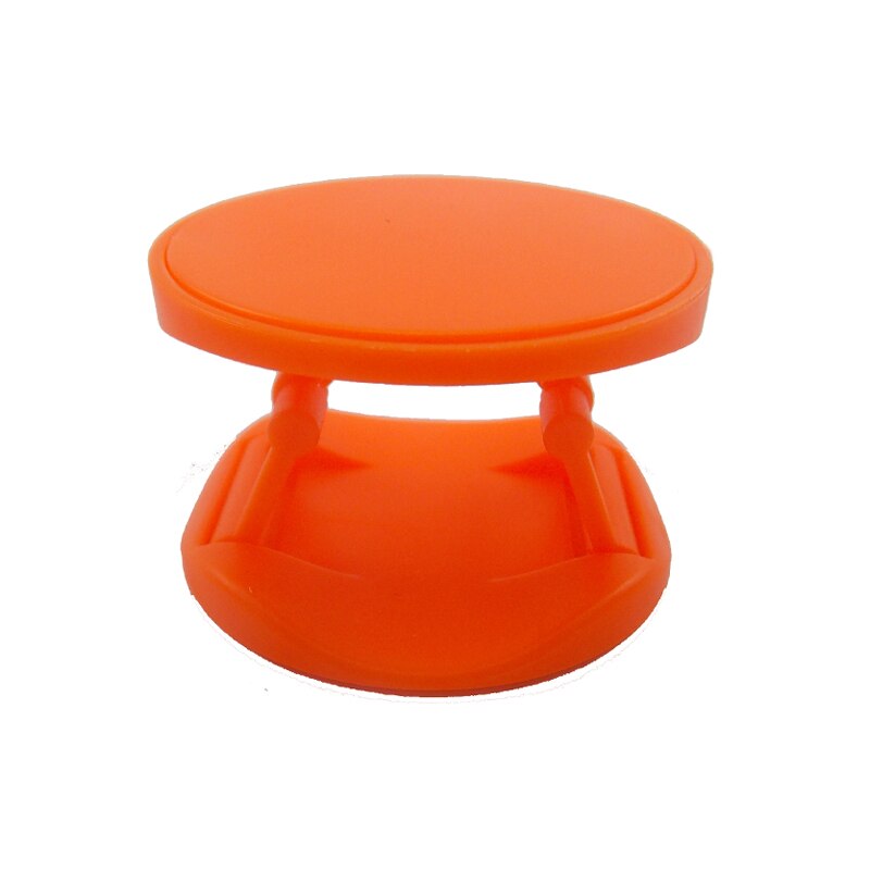 Luxury Foldable Phone Stand Holders For Smartphones and Tablets Mobile Phone Universal Finger Ring socket phone Holder: Orange