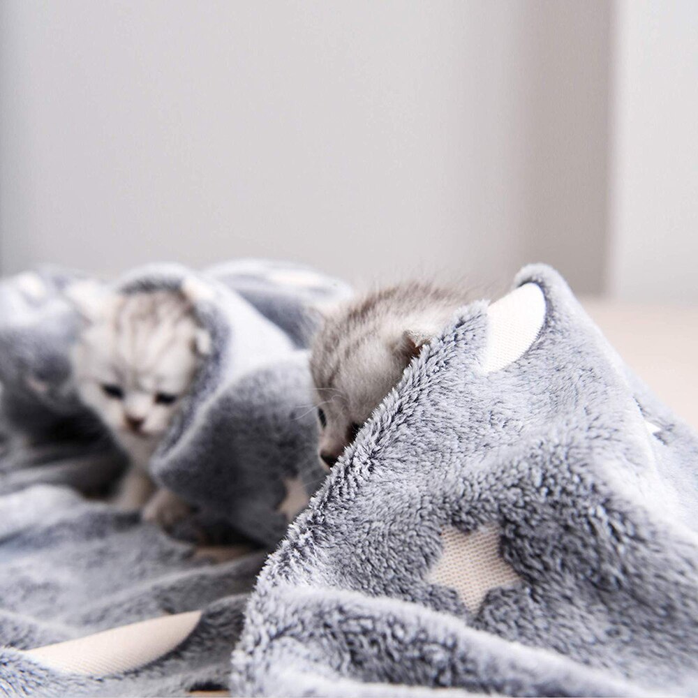 blask koc zamazany puszyste pluszowe polary zdobione gwiazda księżyc uzdrowienie świąteczny prezent urodzinowy dla dziewczynek chłopcy dzieci nastolatki maluch