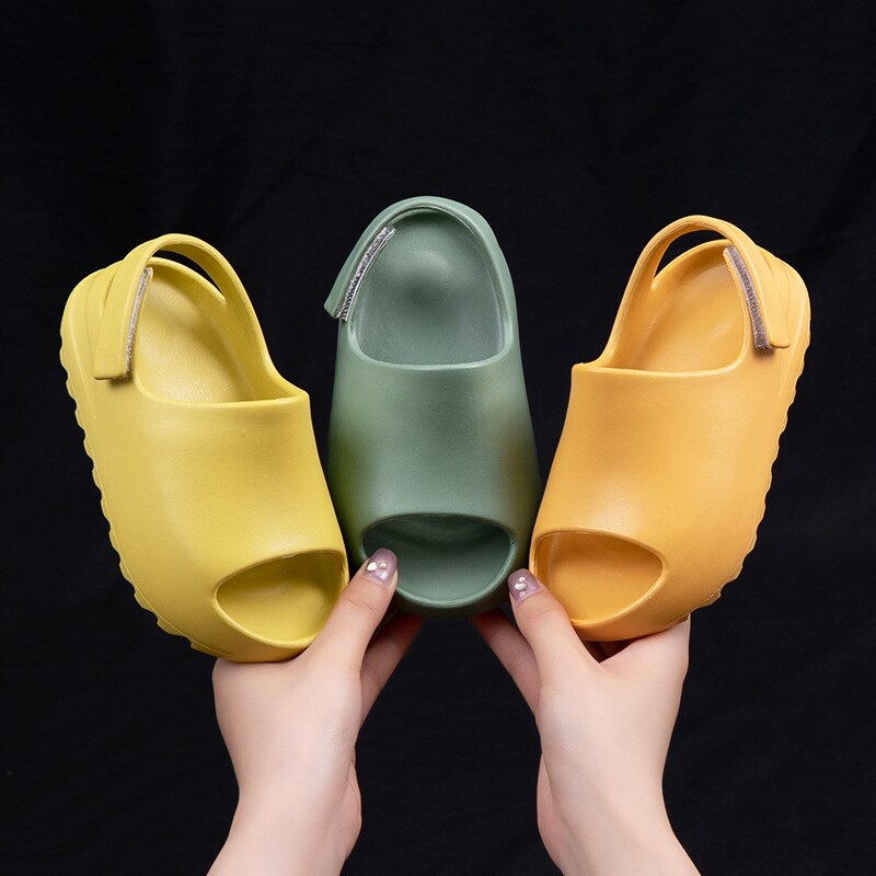 Baby Kleinkind Kinder Erwachsene Slip-On Sandalen Jungen Mädchen Schaum Strand Sommer Sliders Knochen ResinChildren Leichte Wasser Schuhe