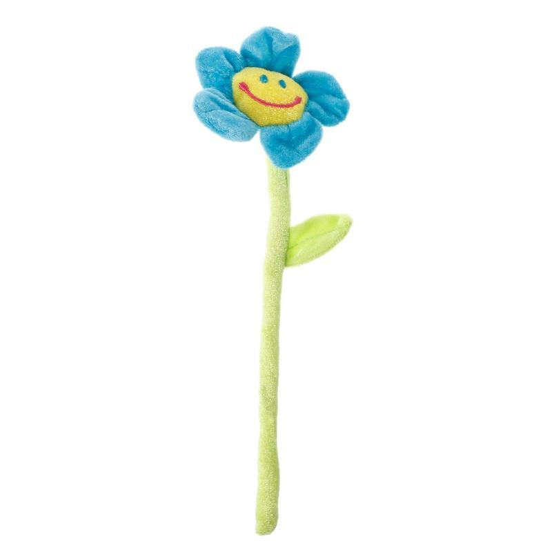 Farbe Karikatur Sonnenblume Modellierung Simulation Tuch Plüsch Sonne Blume Karikatur Smiley Sonne Blume Vorhang Ornamente Blume Serie Spielzeug: Blau
