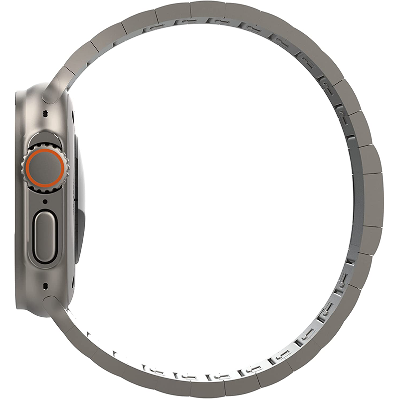 Rem i rustfritt stål til apple watch ultra band 49mm 45mm 41mm 44mm 40mm, magnetisk spenne til iwatch series 8 7 6 se 5