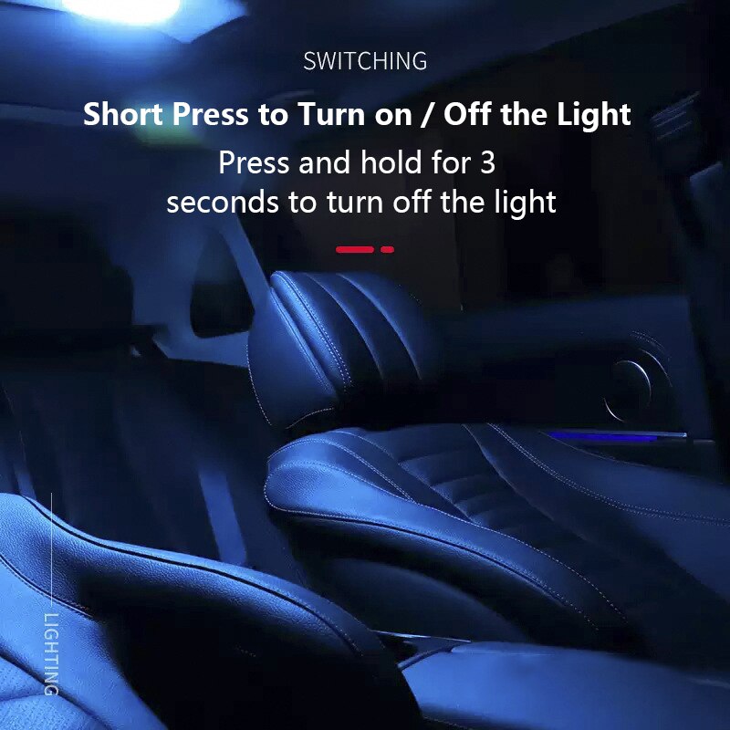 Usb Oplaadbare Auto Van Camper Led Usb Interieur Dak Lichtkoepel Leeslamp Uk