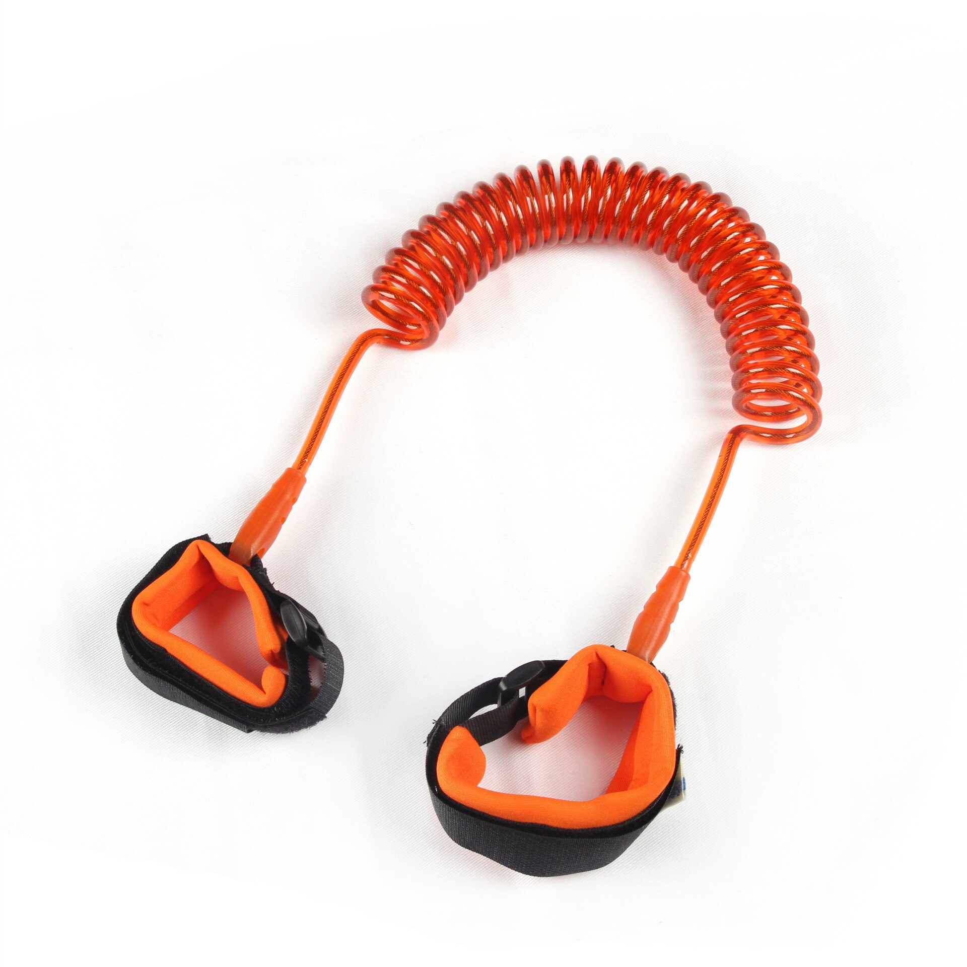 1.5M Kids Safety Harness Verstelbare Kinderen Leash Anti-verloren Pols Link Trekkabel Loopstoeltje Polsband Voor peuter: Orange