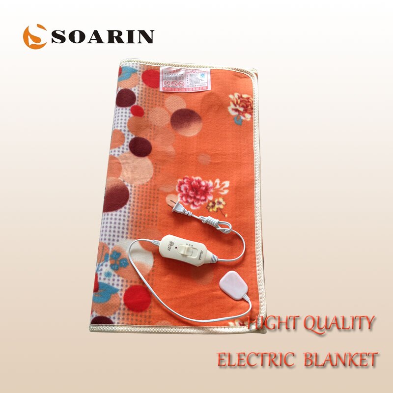 SOARIN Electric Blanket 150x70cm Manta Electrica Plush Electric Blanket