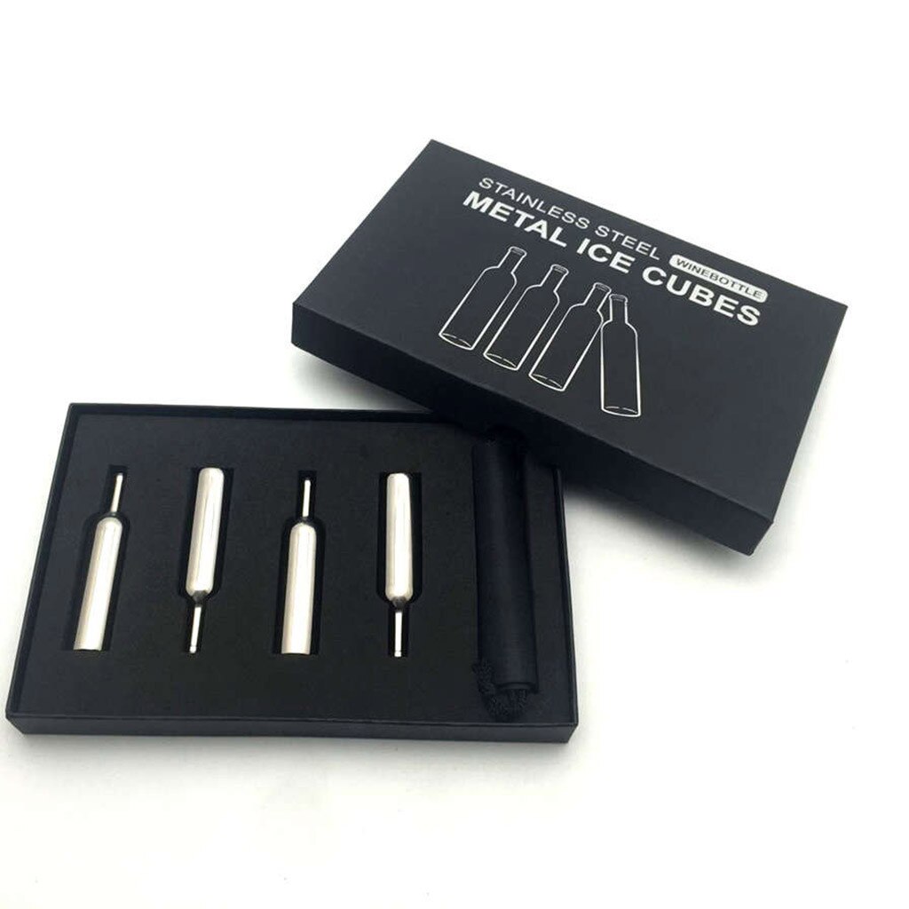 Stainless Steel Ice Cubes Reusable Metal Chilling Stones with Whisky Keep Cold Beer Cooler Holder Chiller Tool whiskey ice stone