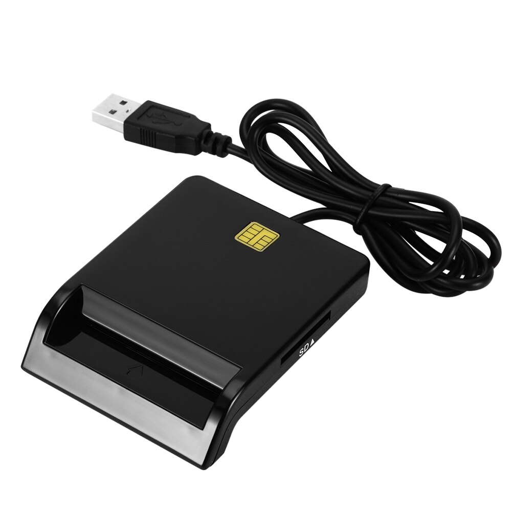 Universal USB 2.0 Smart Card Reader for Bank Card CAC IC ID SIM DNIE ATM Cardreaders USB-CCID ISO 7816 for Windows 7 8