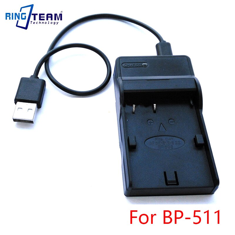 Equivalent CB-5L CG-560 CG-570 CG-580 USB Oplader voor Canon BP-508 BP-511 BP-511A BP-512 BP-514 BP-522 BP-535 Camera batterij