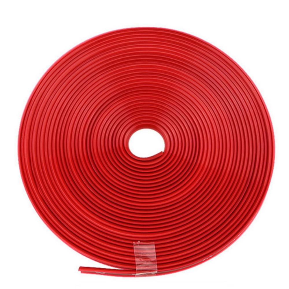 8 M Car Wheel Protection Wheel Sticker Decorative Strip Tire Protection Care Cover Boat Car Shape Modification: Red