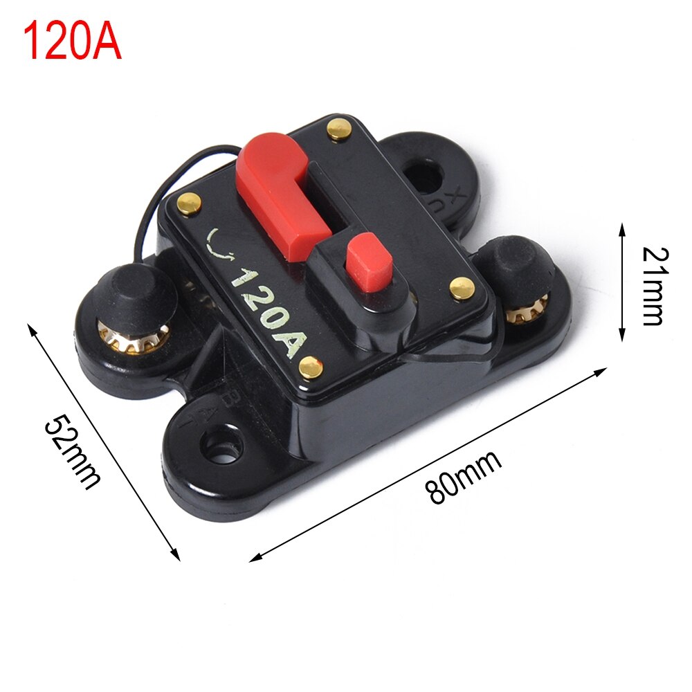 12 V 24 V DC auto reset stroomonderbreker voor auto marine boot bike stereo audio stroomonderbreker reset zekering zelftest 80A - 300A (80A 12 V 24 V DC auto reset stroomonderbreker voor auto marine boot bike stereo audio stroomonderbreker reset zekering zelftest 80A - 300A (80A