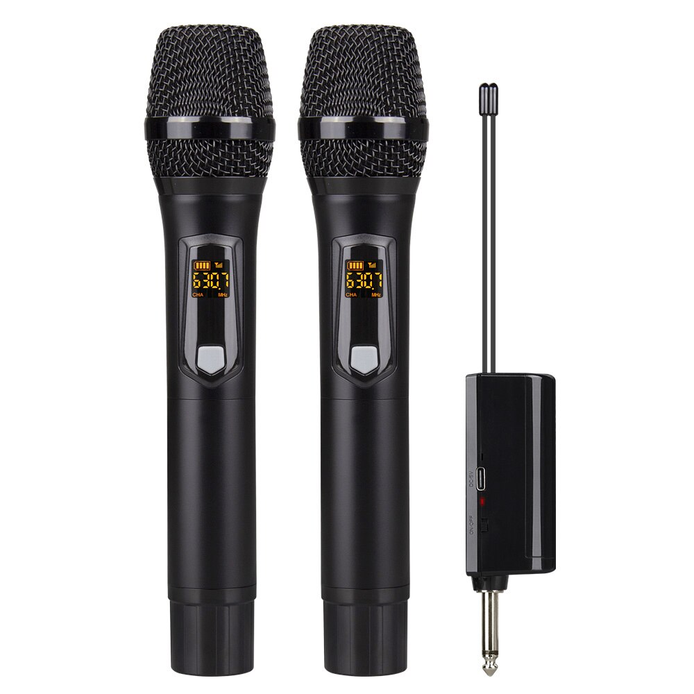MU2 Universal UHF Wireless Rechargeable Handheld Microphone,Use With Mixer, Power Amplifier, Speaker, etc Stage Equipment.: MU2-Plastic