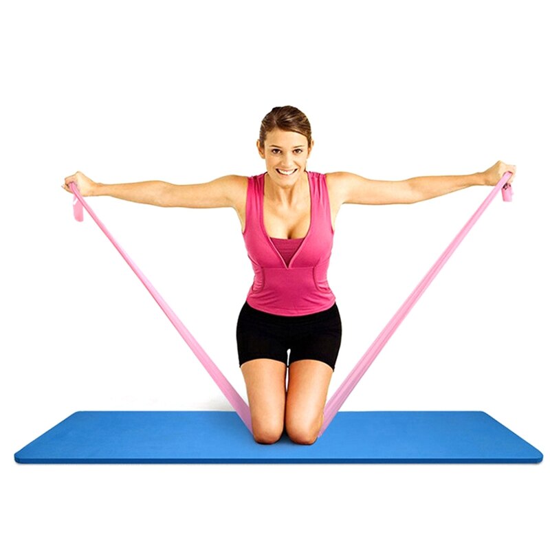 Yoga indoor spanband fitness oefening pilates stretchen lint riem trek elastische band benodigdheden