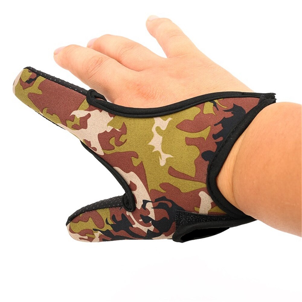 Guantes de pesca antideslizantes transpirables para exteriores, protectores de dedos impermeables, accesorios de herramienta, 2 dedos, Invierno