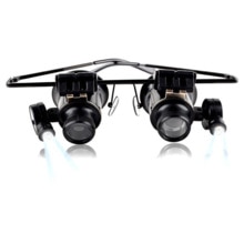 20x Vergrootglas Eye Vergrootglas Bril Loep Lens Juwelier Horloge Repair W/Led Light