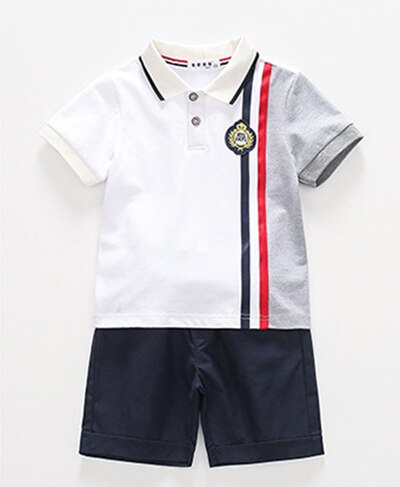 Children School Uniform Kids Student Performance Clothes Matching Outfits Boys /Girl Costumes Set: boy 140