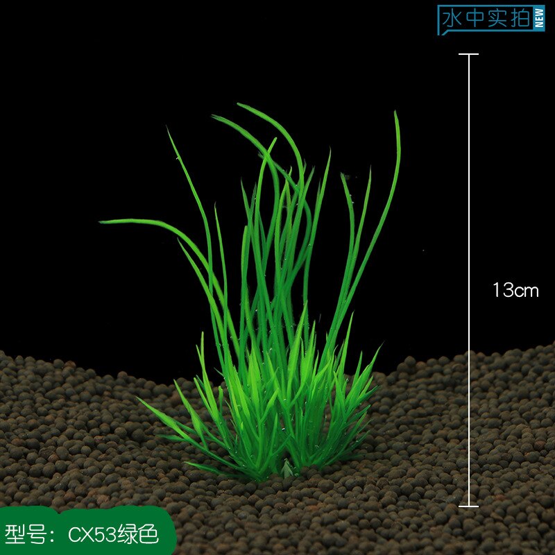 13 cm 1 kunstgras aquarium decoratie landschap waterplant groene sierplanten woonaccessoires: 1