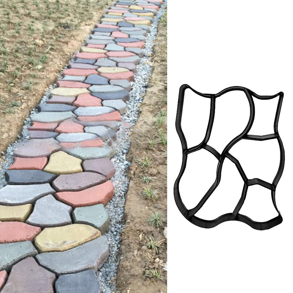 Kunststof vloer bestrating mal diy onregelmatige tuin bestrating mal stoep mal steen mal diy pad maker