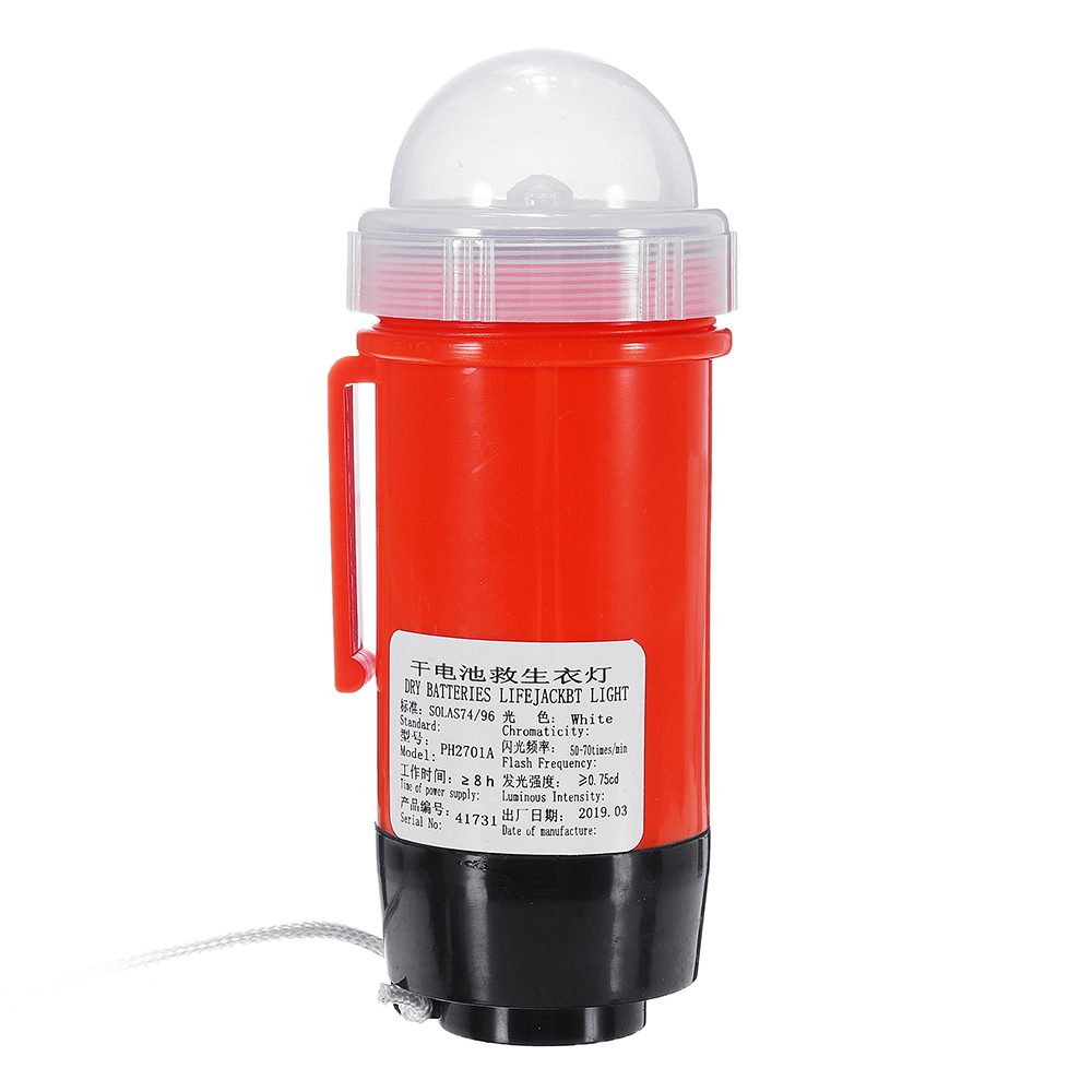 IMPA 330143, Mini lampe veste à vie, batterie sèche LED de la vie de l'eau, lampe torche attrayante compacte, 1 pièce