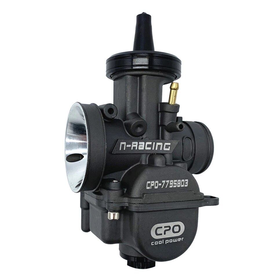 Carburador de cortina plana para motocicleta, Scooter 2T 4T PWK 24 26 28 30mm Power Jet, juego de carburador de Motocross para moto de cross de alto rendimiento