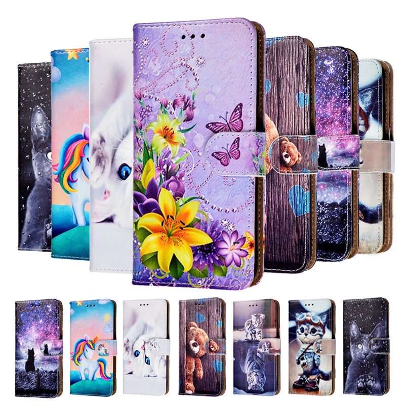 For Huawei Y6 Case Phone Cover On Huawei Mya-L41 Wallet Leather Case For Huawei Y6 Y 6 Mya-L41 Mya-L11 Mya L41 Cover